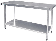  Vogue Arbeitstisch mit Regalboden 150 x 60cm 