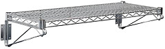  Vogue Gitterwandregal mit Halterungen 122cm breit 