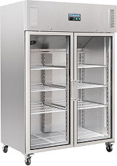  Polar Serie G Gastro K&uuml;hlvitrine 2-t&uuml;rig 1200L 