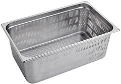  Gastro M Edelstahl GN-Beh&auml;lter 200mm GN1/1 gelocht 