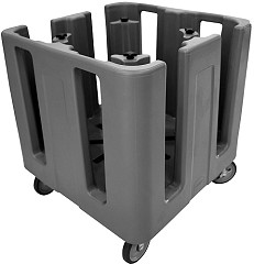  Cambro Kompakte verstellbare Geschirrwagen Schwarz 
