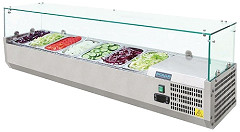  Polar Serie G Aufsatzk&uuml;hlvitrine 7 x GN1/4 