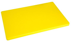  Hygiplas LDPE extra dickes Schneidebrett gelb 45x30x2cm 