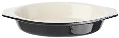  Vogue Gratinschale 650ml schwarz oval 