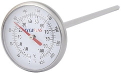  Hygiplas Taschenthermometer mit Zifferblatt 