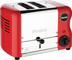  Rowlett Esprit 2 Slot Toaster in Rot mit Sandwichkäfig 