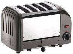  Dualit Toaster 40348 grau 4 Schlitze 