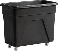  Gastronoble Trolley Medium aus schwarzem Polyethylen 