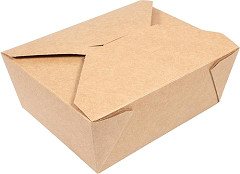 Vegware kompostierbare Men&uuml;boxen aus Pappe 1800 ml (180 St&uuml;ck) 