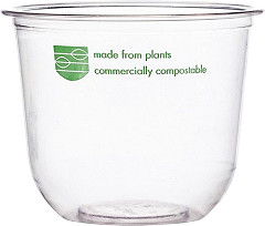  Vegware 96 Serie kompostierbare Rundbeh&auml;lter 355ml (1000 St&uuml;ck) 