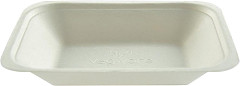  Vegware Kompostierbare Pommes Frites-Schalen aus Bagasse 17,5cm 