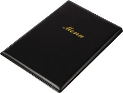  Olympia Speisekarte PVC schwarz A5 