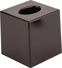  Bolero Taschentuchbox Kubus schwarz 