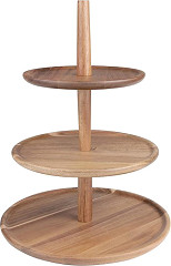  Olympia Akazienholz-Etag&egrave;re 305(&Oslash;) x 395(H)mm 
