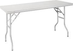  Vogue klappbarer Arbeitstisch aus Edelstahl 1220x610x780mm 