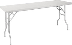  Vogue klappbarer Arbeitstisch aus Edelstahl 1830x610x780 