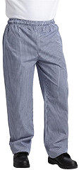  Whites Unisex Kochhose Vegas blau-wei&szlig; kleinkariert 