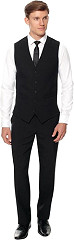  Gastronoble Herren Kellnerhose schwarz Standardl&auml;nge 46 