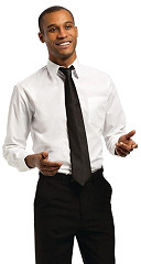  Chef Works Unisex Oberhemd wei&szlig; S 