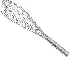  Vogue Schneebesen 50cm Edelstahl 12 Dr&auml;hte 
