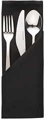  Mitre Essentials Occasions Servietten schwarz 51cm 
