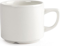  Churchill Whiteware Maple stapelbare Teetassen 20cl (24 St&uuml;ck) 