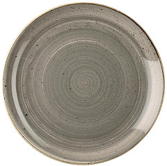  Churchill Stonecast Coup&eacute;-Teller, grau, 288 mm (12 St&uuml;ck) 