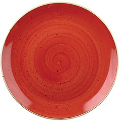  Churchill Stonecast, runde Coupe-Sch&uuml;ssel, Beerenrot, 248 mm (12 St&uuml;ck) 