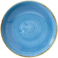  Churchill Stonecast Coupe Schale, rund, Kornblumenblau, 184 mm (12 St&uuml;ck) 