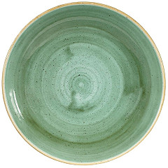  Churchill Stonecast, runde Coupe-Sch&uuml;sseln, Samphire-Gr&uuml;n, 248 mm, (12 St&uuml;ck) 