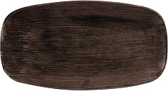  Churchill Stonecast Patina Rechteckige Teller 355mm (6 St&uuml;ck) 