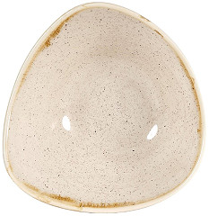  Churchill Stonecast Dreieckige Schalen, Muskatcreme, 185 mm (12 St&uuml;ck) 