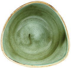  Churchill Stonecast, dreieckige Schalen, Samphire-Gr&uuml;n, 185 mm, (12 St&uuml;ck) 