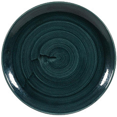  Churchill Stonecast Patina Coupe-Teller, rustikales Blaugr&uuml;n, 288 mm, (12 St&uuml;ck) 
