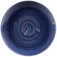  Churchill Stonecast Patina Coup&eacute;-Platten, Kobalt, 217 mm (12 St&uuml;ck) 