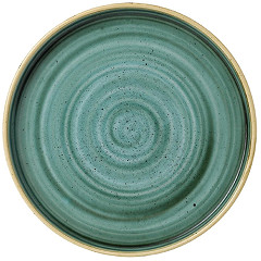  Churchill Steinguss-Platte mit gr&uuml;nen W&auml;nden, Samphire, 8 1/4 Zoll (6 St&uuml;ck) 