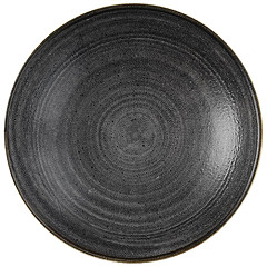  Churchill Stonecast Raw Coupe-Sch&uuml;sseln, Schwarz, 184 mm (12 St&uuml;ck) 