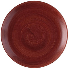  Churchill Stonecast Patina Rot Rost Evolve Coupe Teller 165mm (12 St&uuml;ck) 