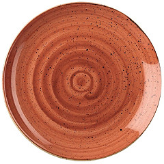  Churchill Stonecast Spiced Orange Evolve Coupe-Teller, 28,8 cm, Box mit (12 St&uuml;ck) 