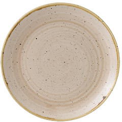  Churchill Stonecast Coupe-Teller, Muskatcreme, 217 mm, (12 St&uuml;ck) 