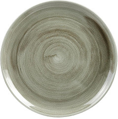  Churchill Stonecast Patina Antike, runde Coupe-Teller, Gr&uuml;n, 288 mm (12 St&uuml;ck) 