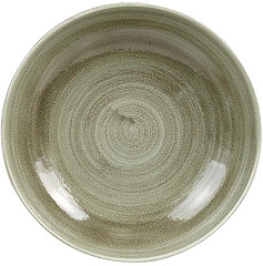  Churchill Stonecast Patina Antike Coupe-Sch&uuml;sseln, rund, Gr&uuml;n, 248 mm (12 St&uuml;ck) 