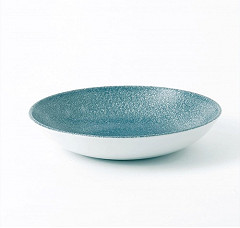  Churchill Studio Prints Raku-Coup&eacute;-Sch&uuml;ssel, rund, Topasblau, 248 mm, (12 St&uuml;ck) 