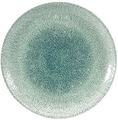  Churchill Studio Prints Raku-Coup&eacute;-Teller, Jadegr&uuml;n, 288 mm, (12 St&uuml;ck) 