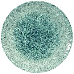  Churchill Studio Prints Raku-Coup&eacute;-Teller, Jadegr&uuml;n, 260 mm, (12 St&uuml;ck) 