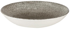  Churchill Studio Prints Raku-Coup&eacute;-Sch&uuml;sseln, rund, Quarzschwarz, 248 mm, (12 St&uuml;ck) 