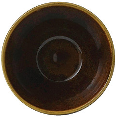  Churchill Super Vitrified Nourish Black Onyx Zweifarbige Kontur-Sch&uuml;sseln, tiefe Schalen, 227 ml, (12 St&uuml;ck) 