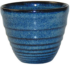  Churchill Bit on the Side-Becher, blau, mit geripptem Chip, 284 ml, (12 St&uuml;ck) 