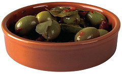  Olympia Rustic Tapasschalen Terrakotta 13,4cm 