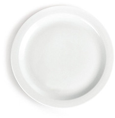  Olympia Whiteware Teller mit schmalem Rand 28cm 